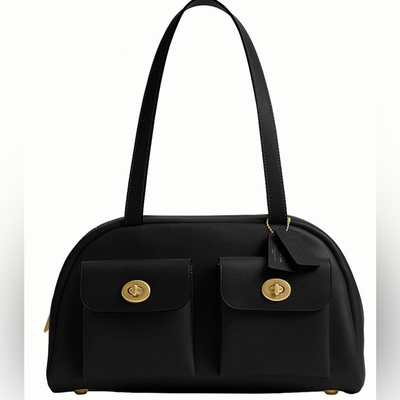 COACHTwin Turn-Lock Satchel Bag
